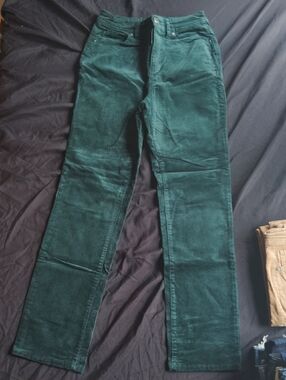 Dark Green Corduroy Pants